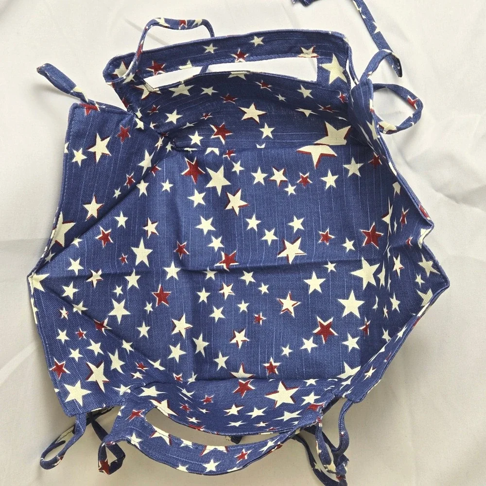 Longaberger Small Serving Basket Liner American Starburst 23567287 New
